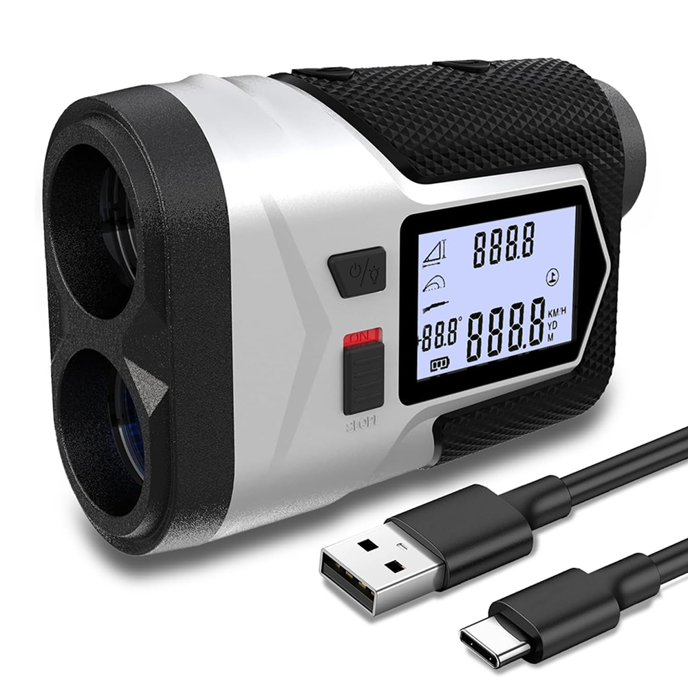Rangefinder Laser Golf - Telêmetro de golfe com interruptor de