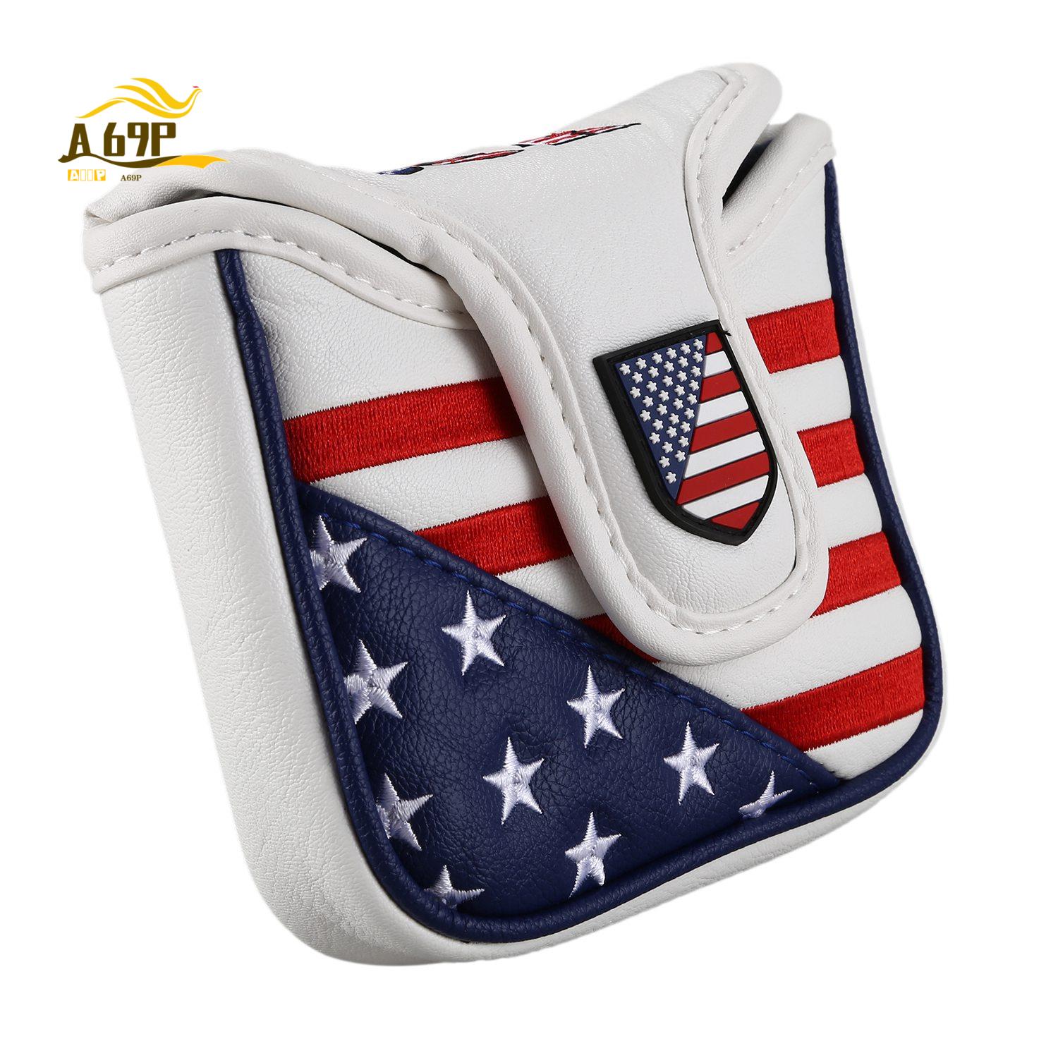 Putter Mallet Blade - Capa Protetora de Couro Sintético Impermeável