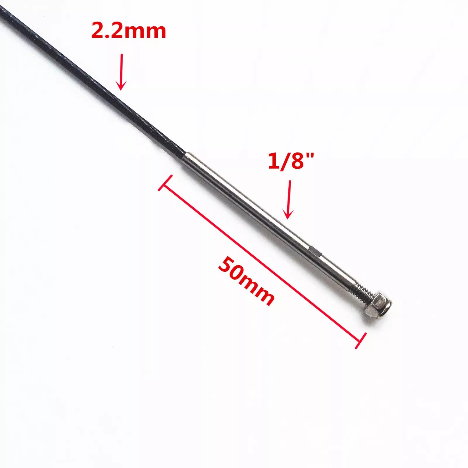 Shaft Flex Stiff - 3.175mm Eixo Flex Integrado 2.2 +