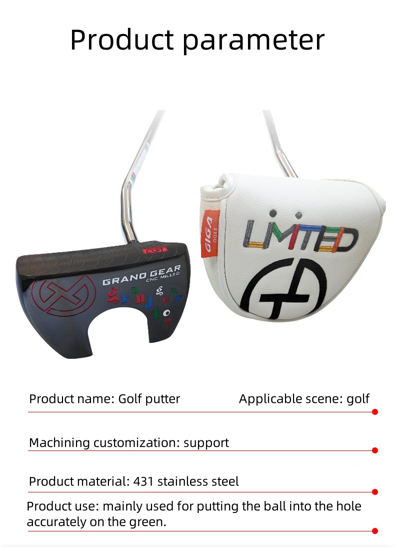 Putters de maquete de lâmina d - Putter Mallet Blade avaliação e preço