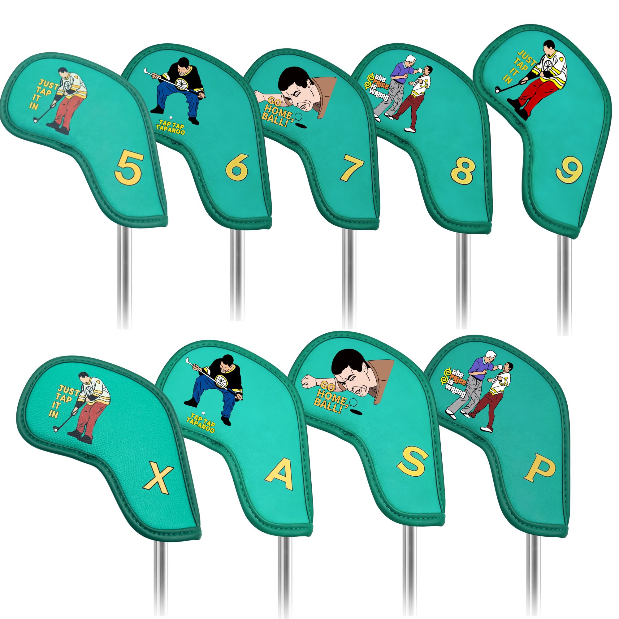 9 capas para ferros de golfe c - Golf Equipment Storage avaliação e preço