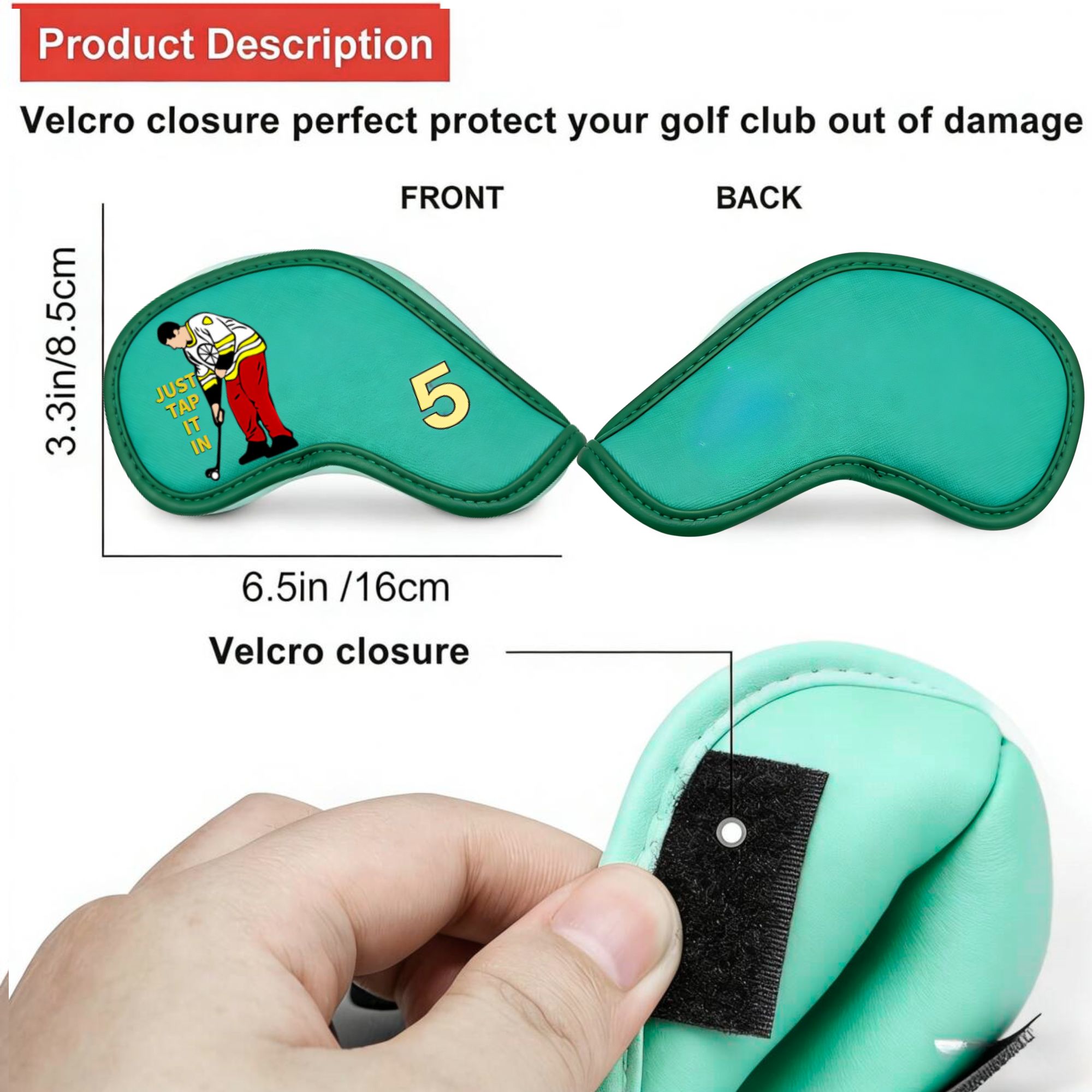 9 capas para ferros de golfe c - Golf Equipment Storage avaliação e preço